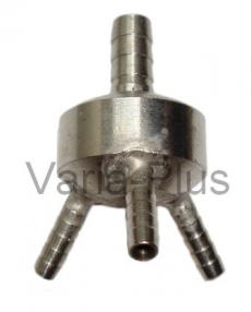 Difuzor na sodu inox 303,vstup D.7mm, 3 výstupy D.4,4mm