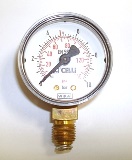 Manometer CO2/N2, nízky tlak 10 bar