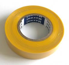 Izolačná páska PVC žltá, 15 mm x 20 m