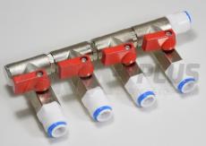 Rozdeľovač CO2 / N2, 4 odbery